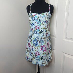 Floral Print Sun Dress by Garage, Size Medium